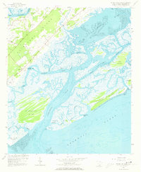 Download a high-resolution, GPS-compatible USGS topo map for St Phillips Island, SC (1973 edition)