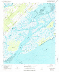 Download a high-resolution, GPS-compatible USGS topo map for St Phillips Island, SC (1984 edition)