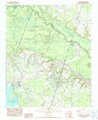 Download a high-resolution, GPS-compatible USGS topo map for St Stephen, SC (1990 edition)