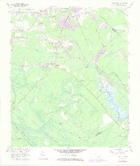 1957 Map of Stallsville, 1973 Print