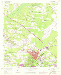 preview thumbnail of historical topo map of Summerville, SC in 1958