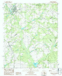 Download a high-resolution, GPS-compatible USGS topo map for Swansea, SC (1986 edition)