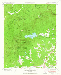 Download a high-resolution, GPS-compatible USGS topo map for Table Rock, SC (1965 edition)