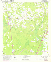Download a high-resolution, GPS-compatible USGS topo map for Tillman, SC (1980 edition)