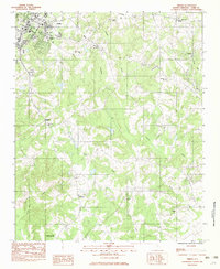 Download a high-resolution, GPS-compatible USGS topo map for Tirzah, SC (1983 edition)