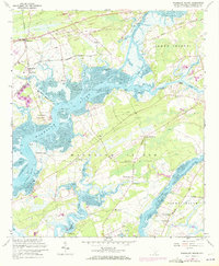 preview thumbnail of historical topo map of Charleston County, SC in 1960