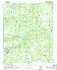 Download a high-resolution, GPS-compatible USGS topo map for Wagener, SC (1986 edition)