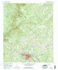 preview thumbnail of historical topo map of Walhalla, SC in 1959