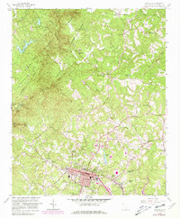 Download a high-resolution, GPS-compatible USGS topo map for Walhalla, SC (1981 edition)