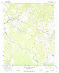 Download a high-resolution, GPS-compatible USGS topo map for Wallace, SC (1975 edition)