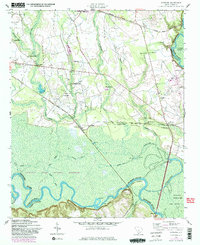 Download a high-resolution, GPS-compatible USGS topo map for Wateree, SC (1982 edition)