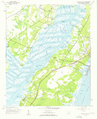 Download a high-resolution, GPS-compatible USGS topo map for Waverly Mills, SC (1962 edition)
