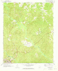 Download a high-resolution, GPS-compatible USGS topo map for Whitmire North, SC (1973 edition)