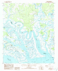Download a high-resolution, GPS-compatible USGS topo map for Wiggins, SC (1988 edition)