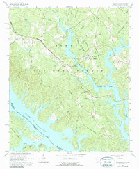 Download a high-resolution, GPS-compatible USGS topo map for Willington, SC (1990 edition)