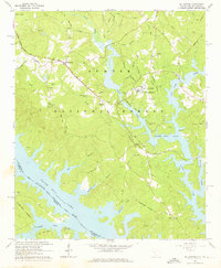 Download a high-resolution, GPS-compatible USGS topo map for Willington, SC (1976 edition)