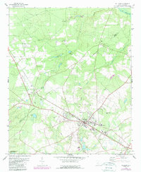 Download a high-resolution, GPS-compatible USGS topo map for Williston, SC (1989 edition)
