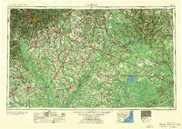 1954 Map of Florence