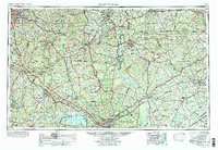1953 Map of Spartanburg, 1988 Print