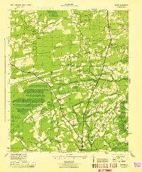 preview thumbnail of historical topo map of Horry County, SC in 1944