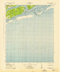 Download a high-resolution, GPS-compatible USGS topo map for Little River, SC (1943 edition)