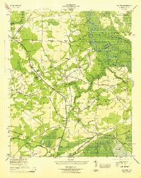 preview thumbnail of historical topo map of Georgetown County, SC in 1944
