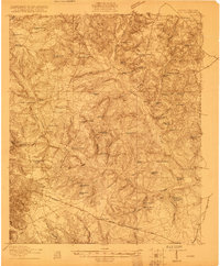 1920 Map of Edgefield County, SC