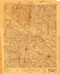 1919 Map of Bamberg