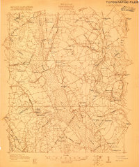 preview thumbnail of historical topo map of Mayesville, SC in 1920