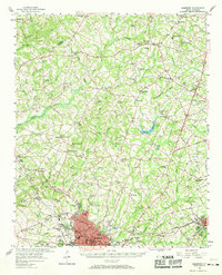 Download a high-resolution, GPS-compatible USGS topo map for Anderson, SC (1969 edition)
