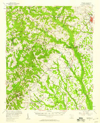 1957 Map of Ashwood, 1958 Print