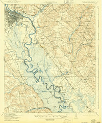 Download a high-resolution, GPS-compatible USGS topo map for Augusta, SC (1943 edition)