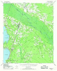 Download a high-resolution, GPS-compatible USGS topo map for Bonneau, SC (1969 edition)