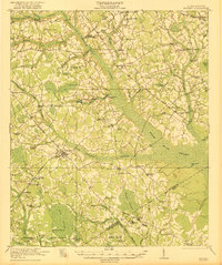 1921 Map of Bowman