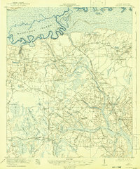 1921 Map of Chicora, 1942 Print