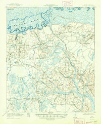 1921 Map of Chicora, 1947 Print