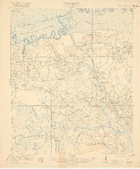 1921 Map of Chicora