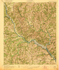preview thumbnail of historical topo map of Clarks Hill, SC in 1921