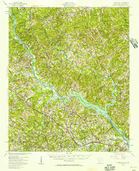 Download a high-resolution, GPS-compatible USGS topo map for Clarks Hill, SC (1957 edition)