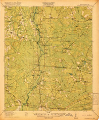 1918 Map of Cottageville