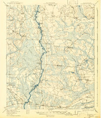 1918 Map of Cottageville, 1943 Print