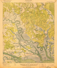 1918 Map of Green Pond