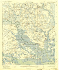 1918 Map of Green Pond, 1942 Print