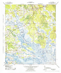 Download a high-resolution, GPS-compatible USGS topo map for Green Pond, SC (1943 edition)