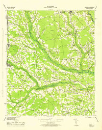preview thumbnail of historical topo map of Florence County, SC in 1946