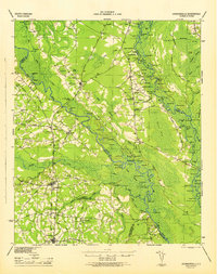 preview thumbnail of historical topo map of Johnsonville, SC in 1946