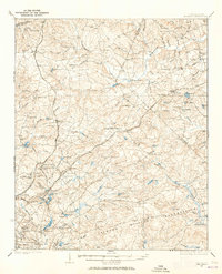 1935 Map of Arcadia Lakes, SC, 1965 Print