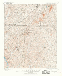 1906 Map of Kings Mountain, 1970 Print