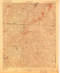 1908 Map of Kings Mountain, 1920 Print