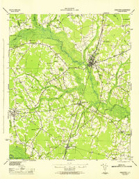 1946 Map of Kingstree